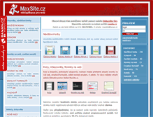 Tablet Screenshot of maxsite.cz